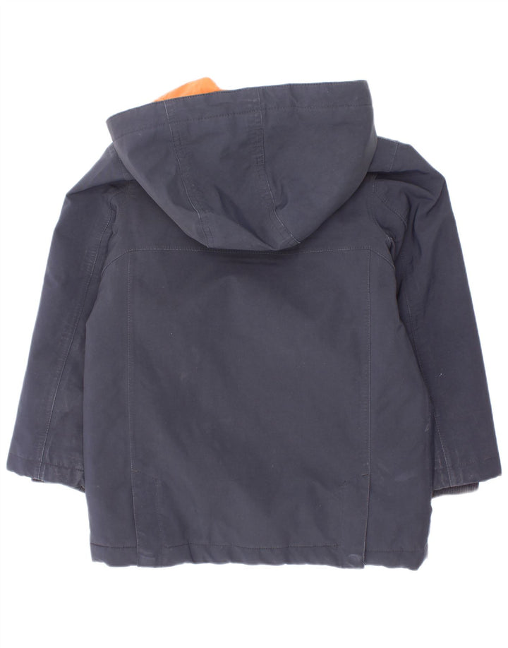 Μπουφάν Joules Boys με κουκούλα με επένδυση 4-5 ετών Navy Blue Polyester