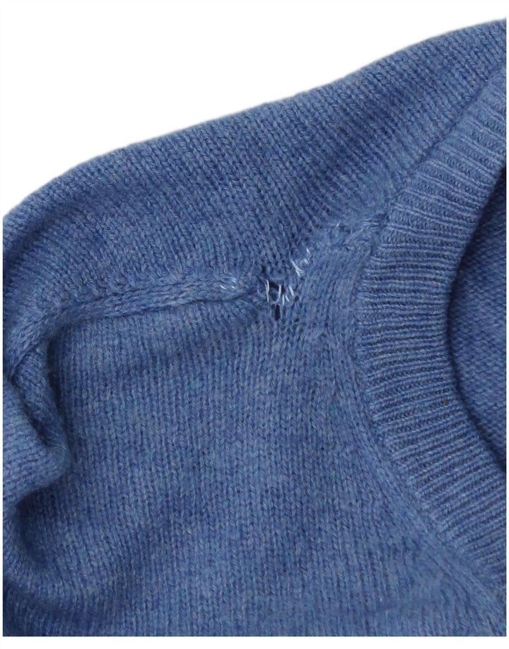 JAMES PRINGLE Ανδρικό πουλόβερ πουλόβερ με λαιμόκοψη με λαιμόκοψη μεγάλο μπλε νέο μαλλί