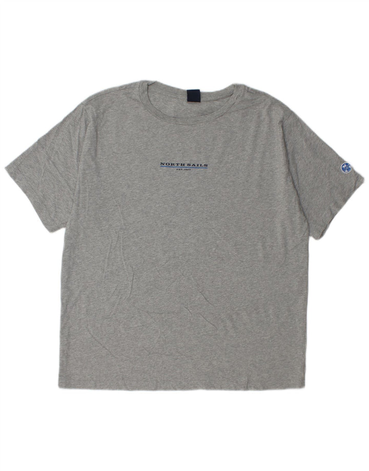 Ανδρικό T-Shirt North Sails Top XL Γκρι βαμβακερό