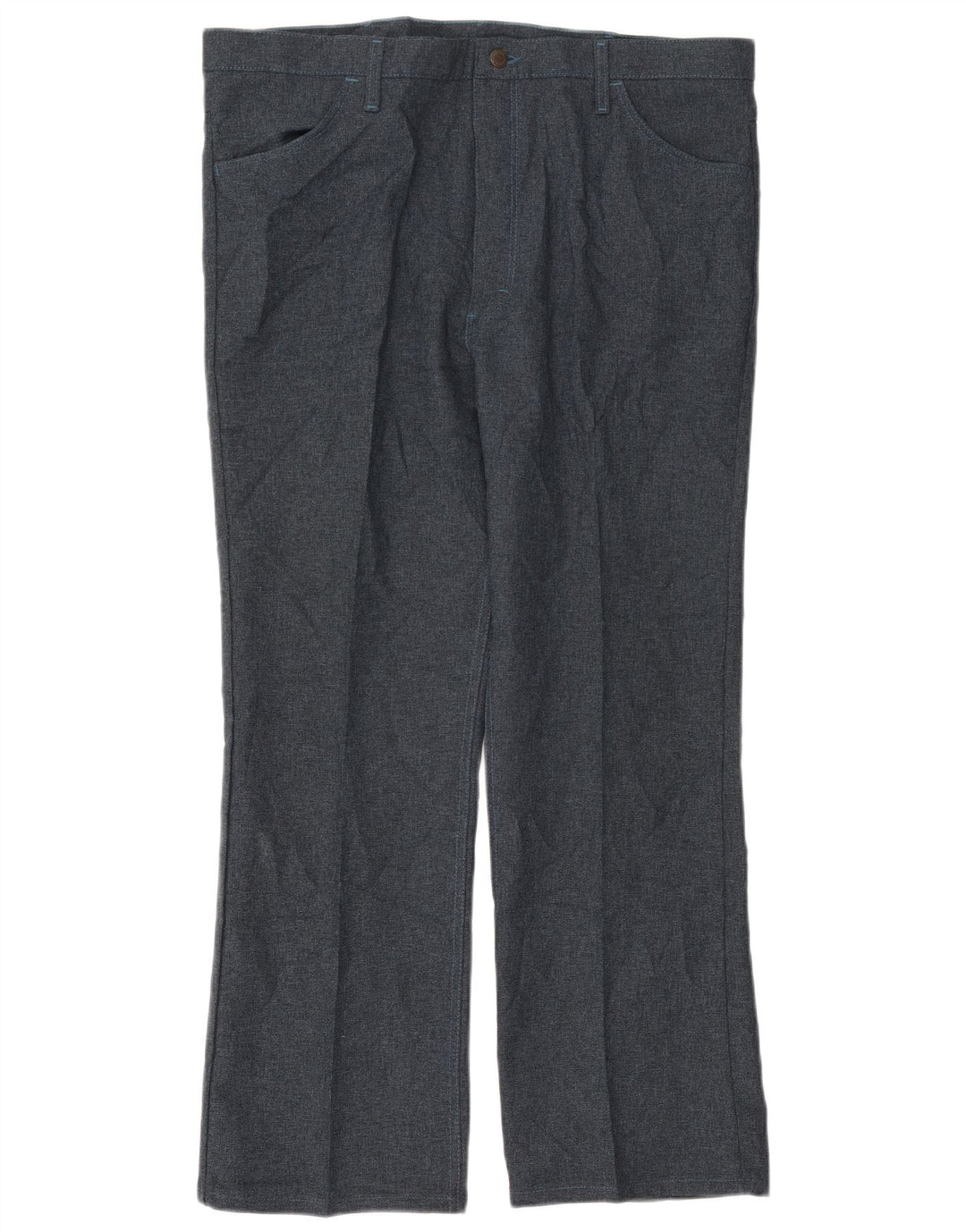 Ανδρικό ίσιο παντελόνι Wrangler W42 L30 Navy Blue Polyester