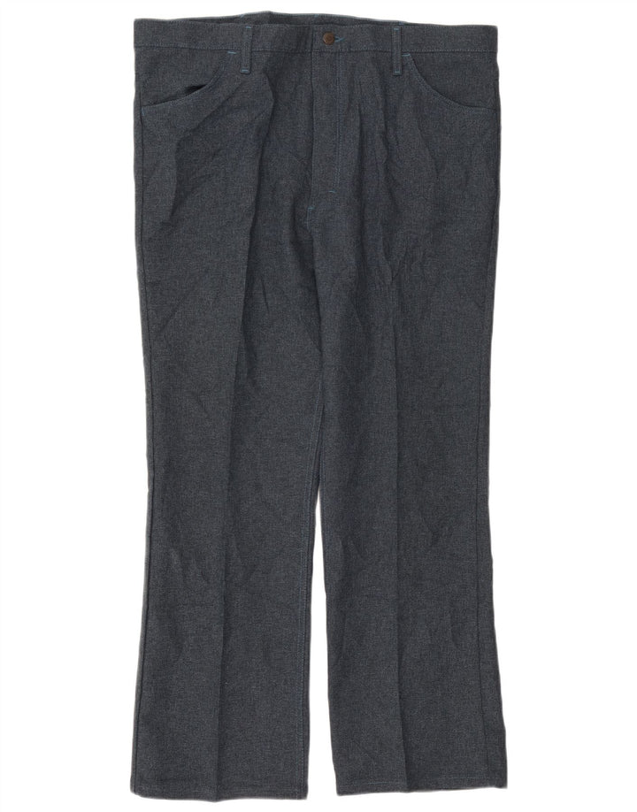 Ανδρικό ίσιο παντελόνι Wrangler W42 L30 Navy Blue Polyester