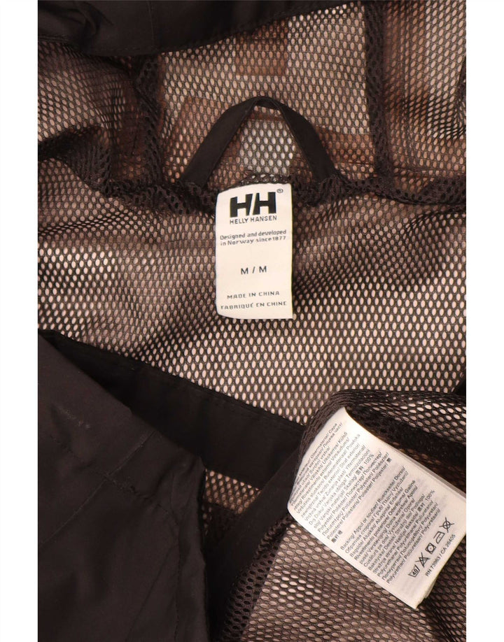 Helly Hansen Γυναικείο μπουφάν βροχής με κουκούλα UK 14 Μεσαίο μαύρο πολυεστέρα