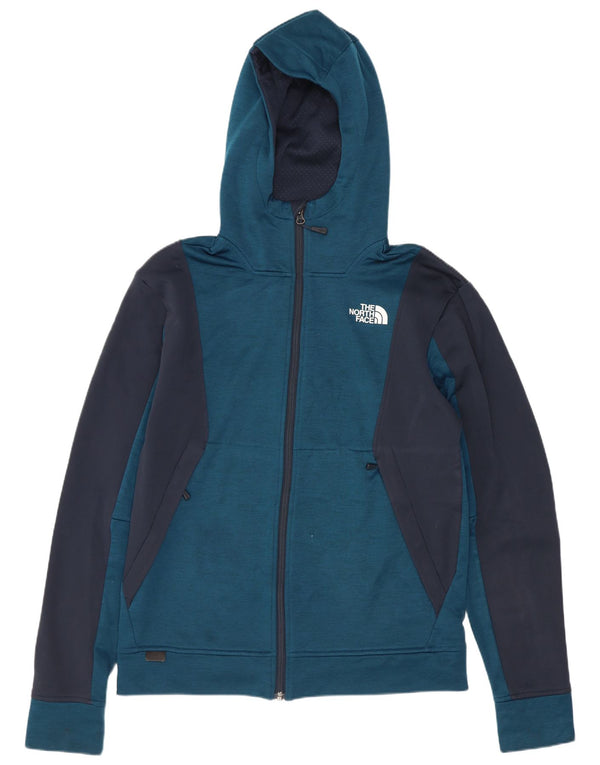 Το ανδρικό πουλόβερ με κουκούλα North Face Small Blue Colourblock Πολυεστέρας