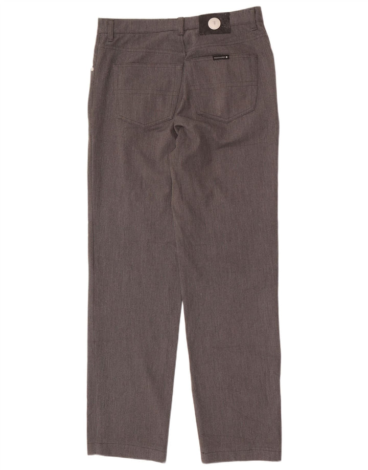 Ανδρικό ίσιο casual παντελόνι Trussardi W35 L32 Grey Polyester