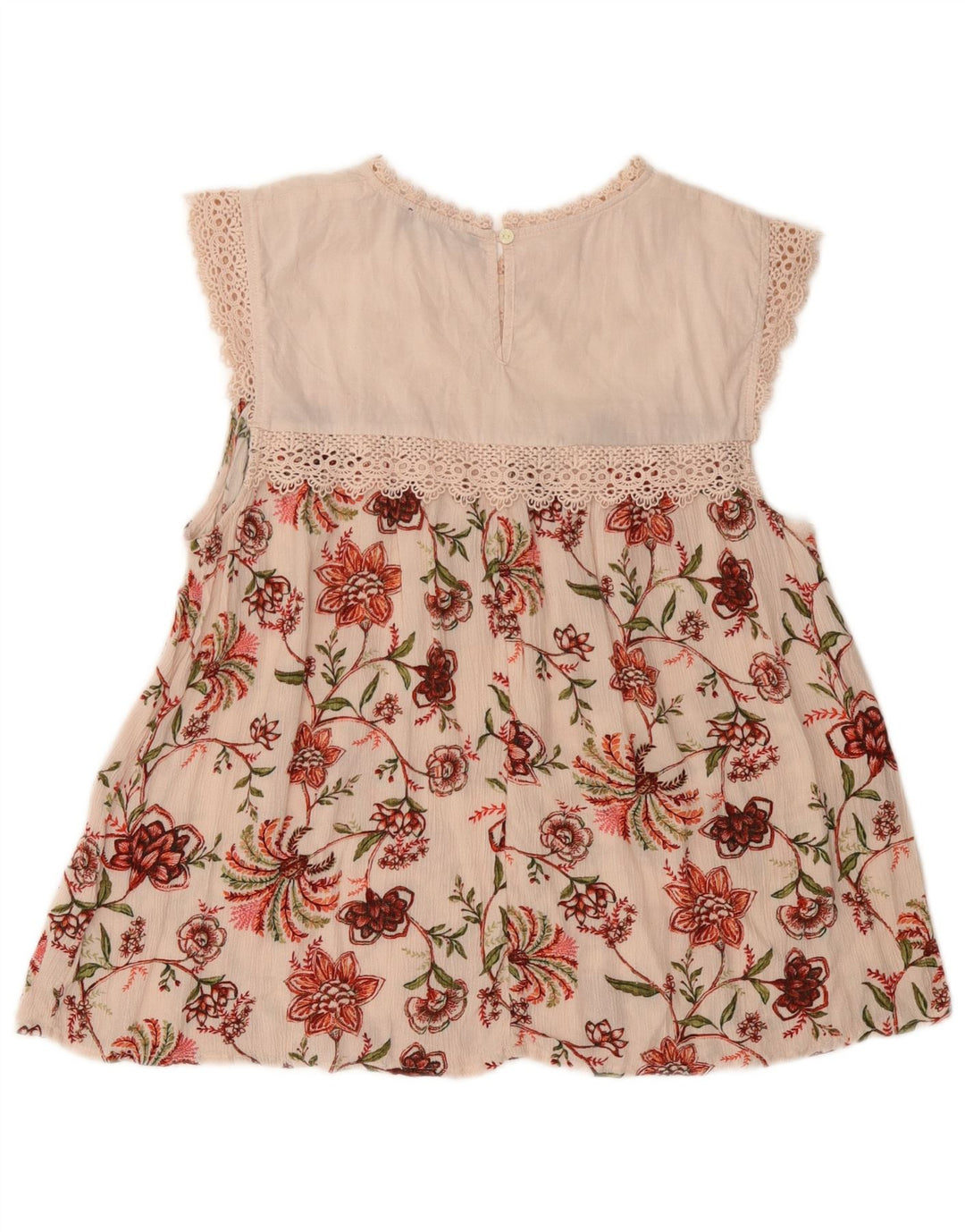 Γυναικεία μπλούζα Marks & Spencer Top UK 14 Medium Pink Floral Viscose