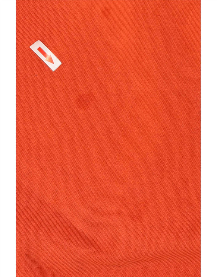 Adidas Ανδρικό Hoodie Jumper Μεσαίο πορτοκαλί βαμβακερό
