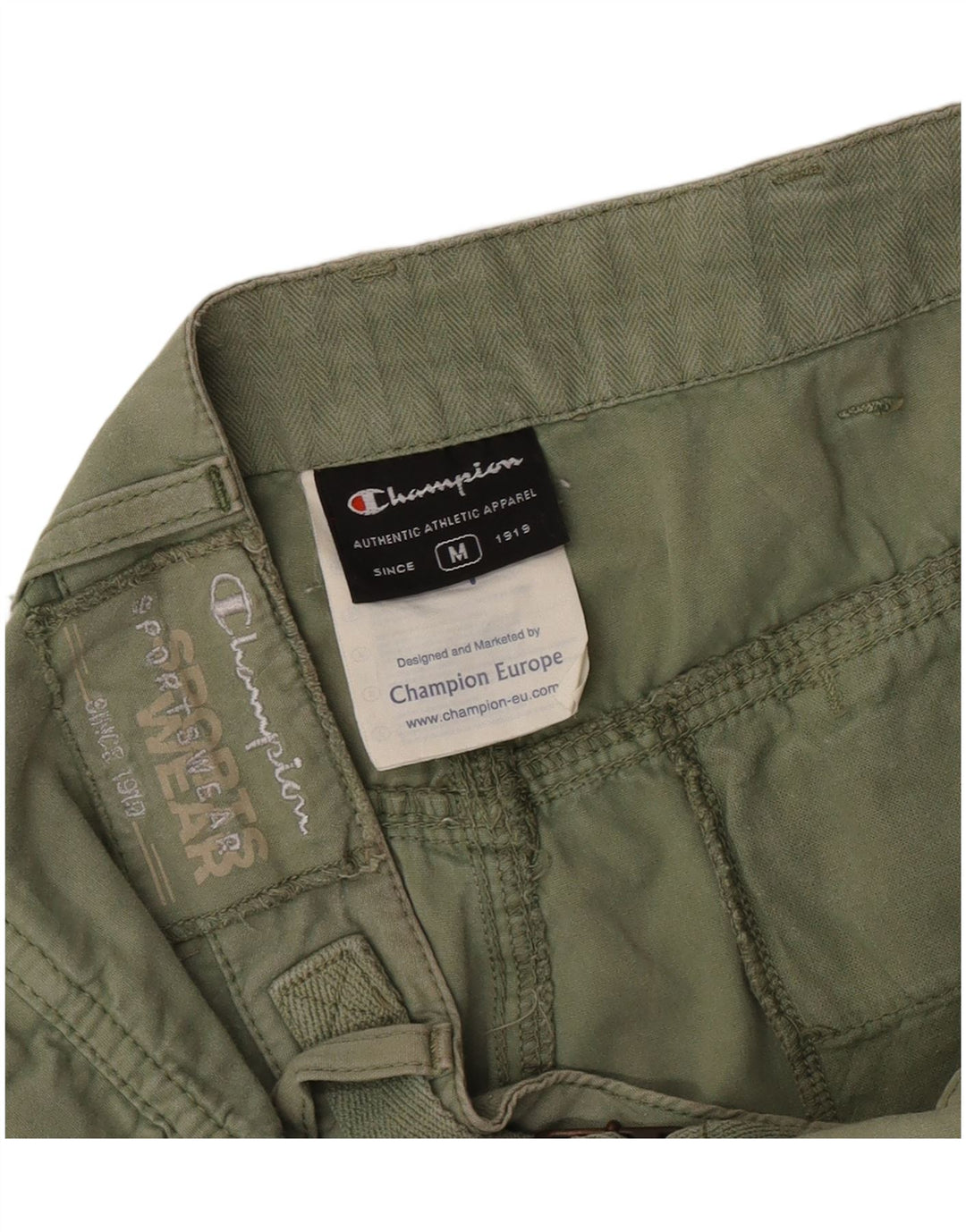 Champion Ανδρικό σορτς Cargo Medium W30 Πράσινο βαμβακερό