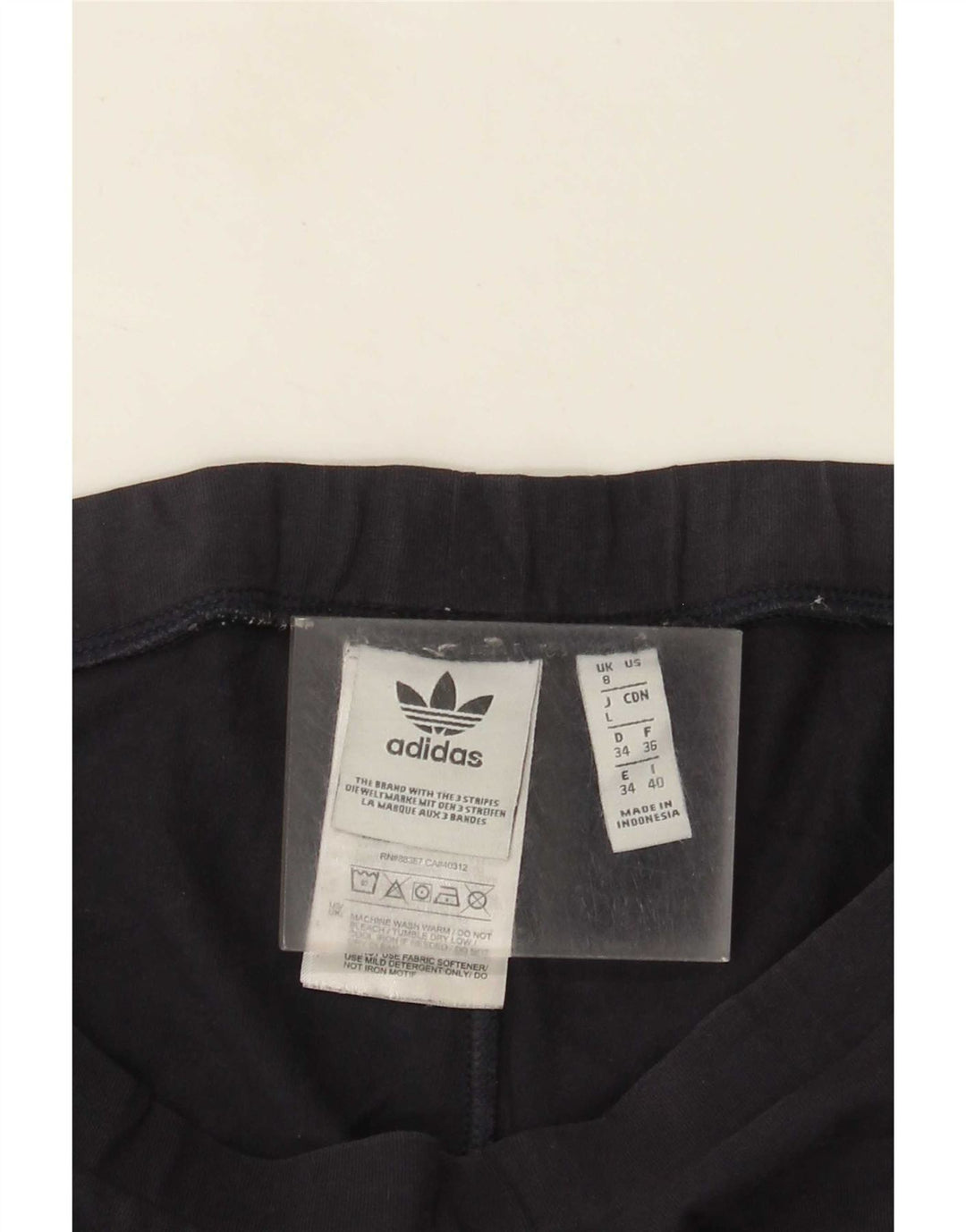 Adidas Γυναικείο κολάν UK 8 Small Navy Blue από βαμβάκι