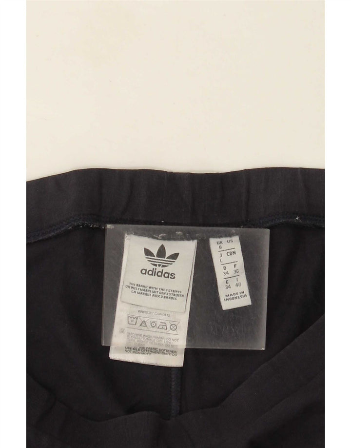 Adidas Γυναικείο κολάν UK 8 Small Navy Blue από βαμβάκι