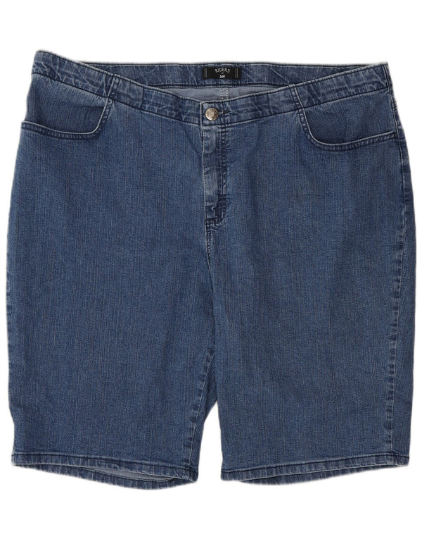 Lee Womens Riders Τζιν Σορτς US 20 3XL W40 Μπλε βαμβακερό