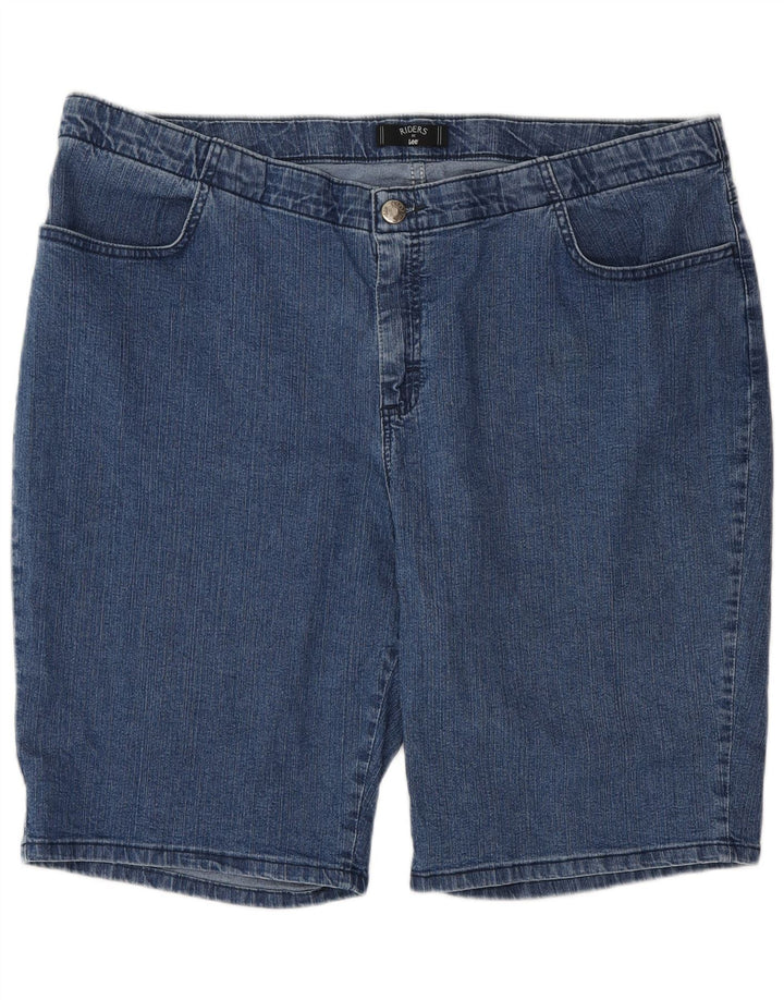 Lee Womens Riders Τζιν Σορτς US 20 3XL W40 Μπλε βαμβακερό