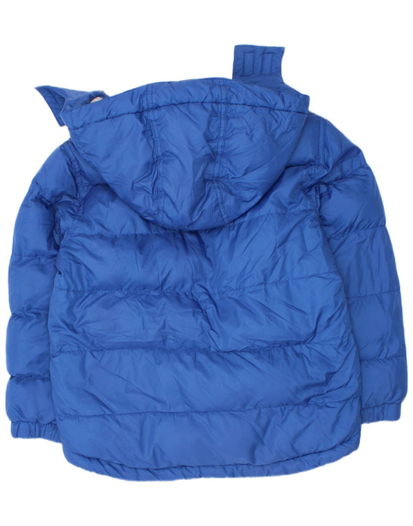 Μπουφάν Timberland Boys Hooded Gadded Jacket 7-8 Years Blue Polyester
