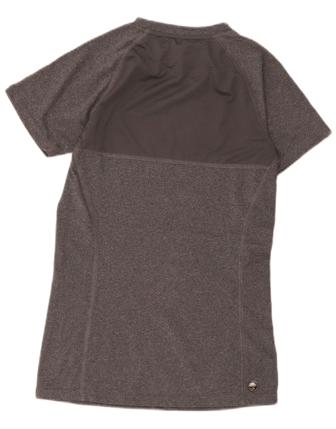 Ellesse Γυναικείο γραφικό T-Shirt Top UK 10 Small Grey Polyester