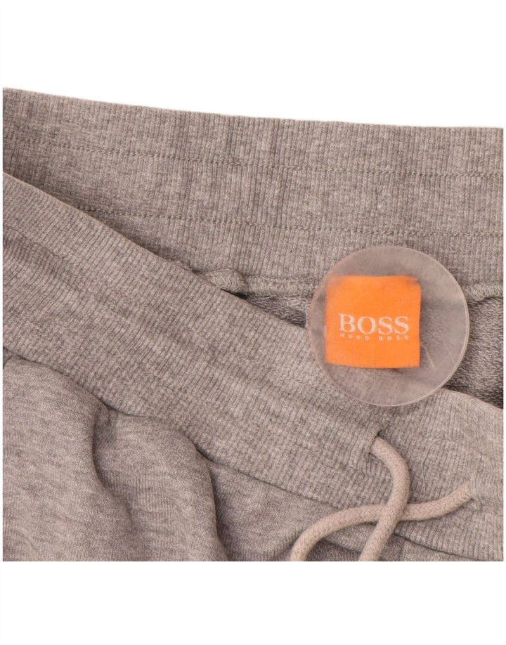 Ανδρική φόρμα HUGO BOSS Παντελόνι Joggers Μεσαίο Γκρι Βαμβακερό