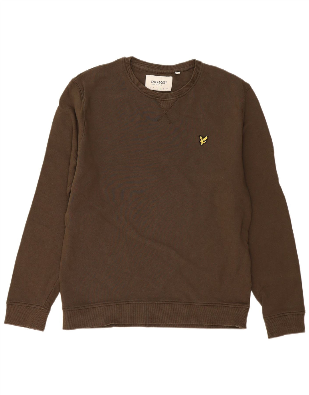 LYLE & SCOTT Ανδρικό Φούτερ Jumper Μεγάλο Χακί Βαμβακερό