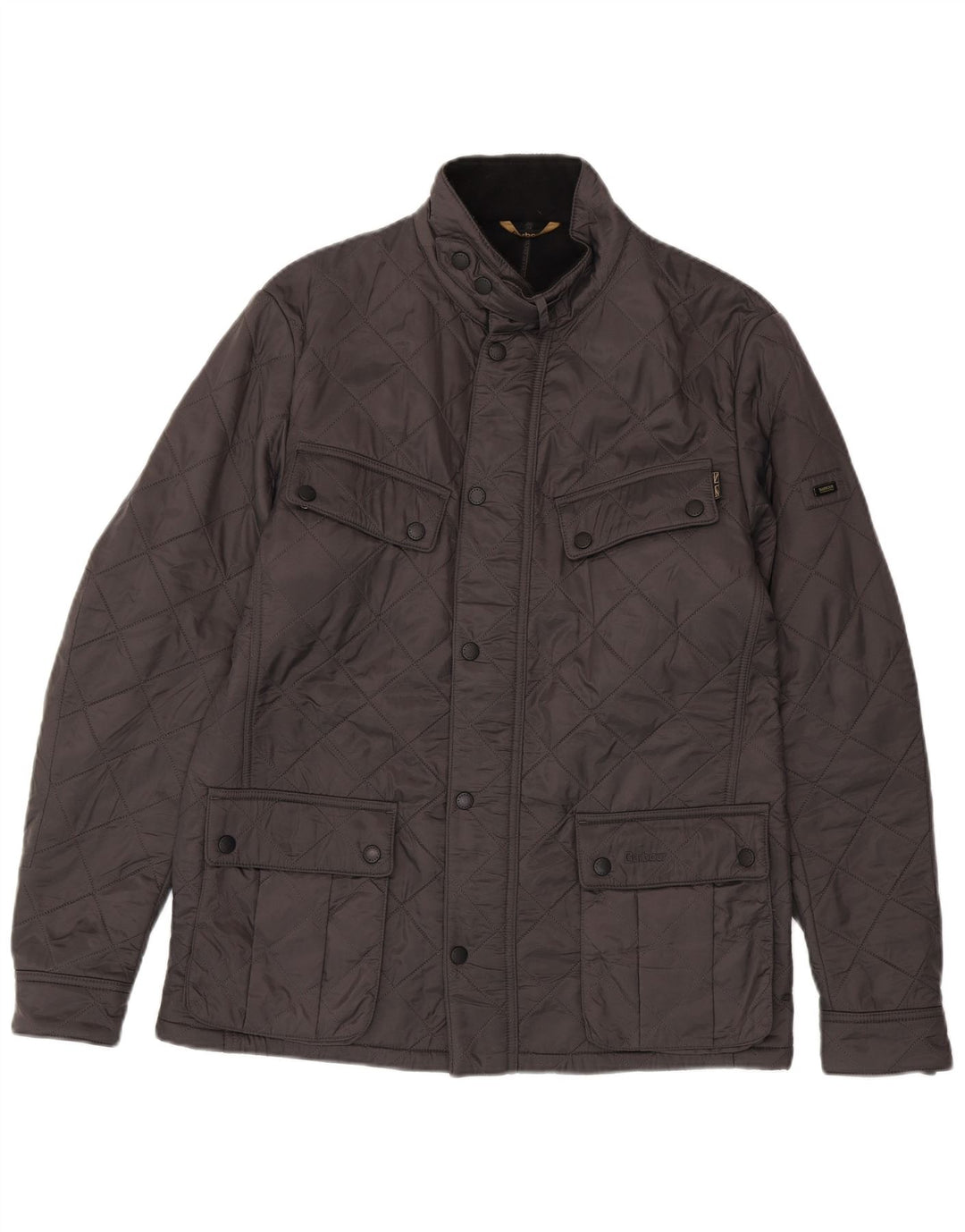 Ανδρικό καπιτονέ μπουφάν Barbour UK 40 Large Grey Polyamide