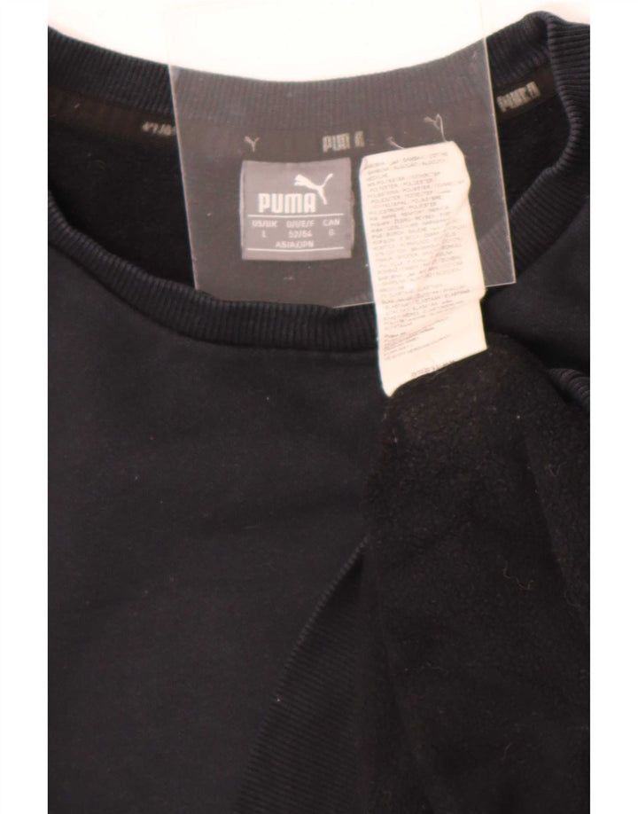 Ανδρικό φούτερ Puma Jumper μεγάλο μαύρο βαμβακερό