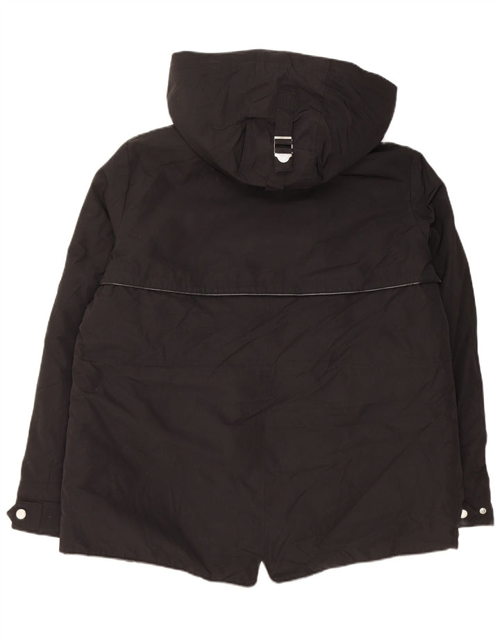 Zara Γυναικείο Αντιανεμικό Μπουφάν UK 18 XL Μαύρο Πολυεστέρας