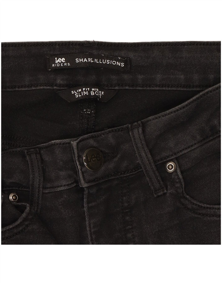 LEE Womens Riders Mid Rise Slim Fit Bootcut Jeans  W30 L30 Black