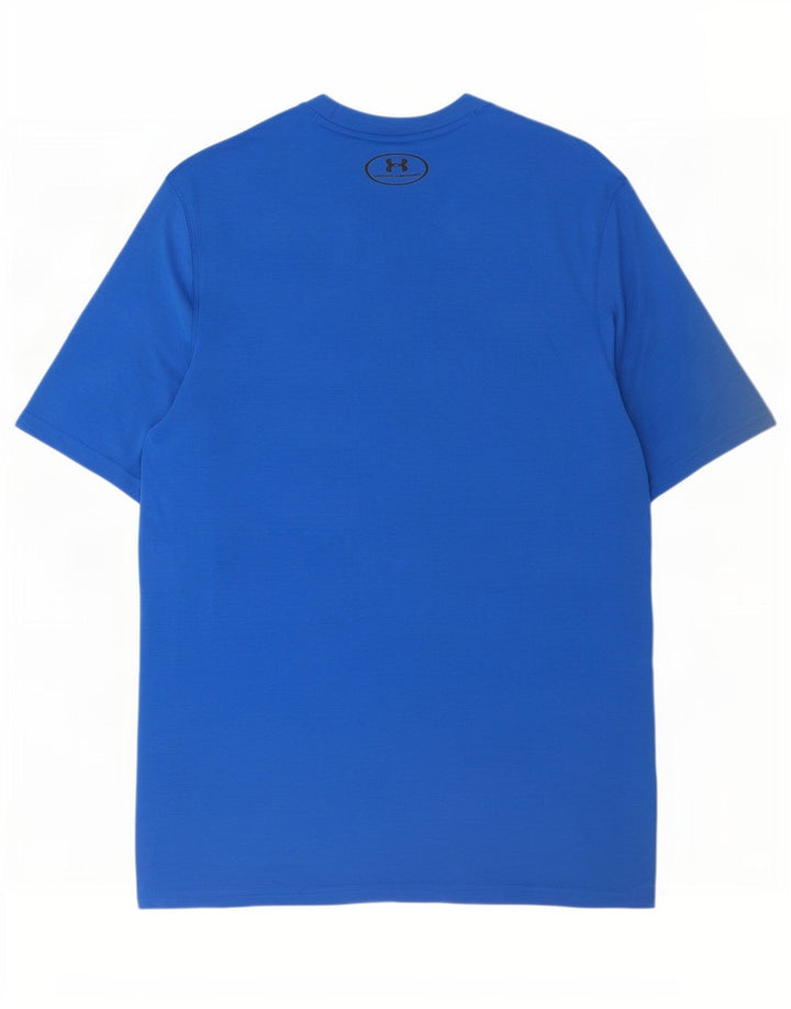 Ανδρικό μπλουζάκι Under Armour Heat Gear Top Medium Blue Polyester