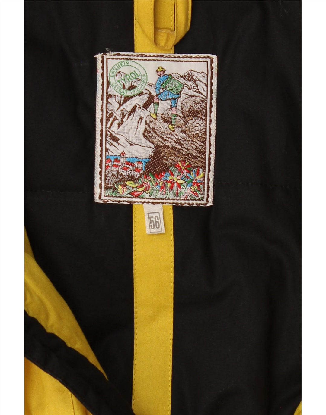 VINTAGE Ανδρικό Oversized Utility Jacket IT 56 3XL Κίτρινο Βαμβακερό