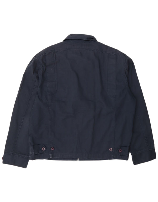 CAT Mens Utility Jacket UK 38 Medium Navy Blue Polyester