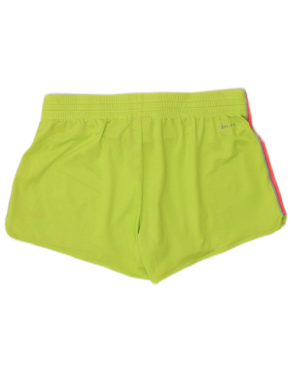 Γυναικείο αθλητικό σορτς Nike Dri Fit UK 14 Μεσαίο πράσινο πολυεστέρα