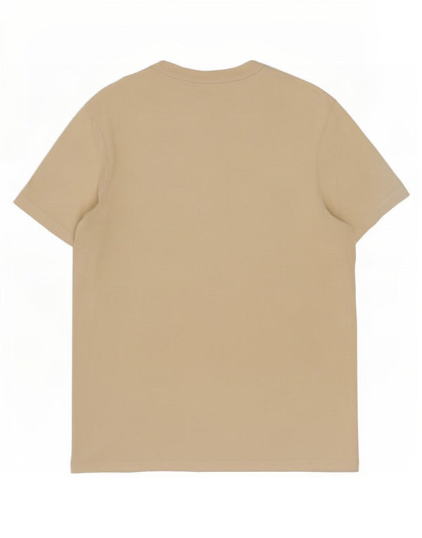 Ανδρικό γραφικό T-Shirt Hugo Boss Top μεγάλο κίτρινο βαμβακερό