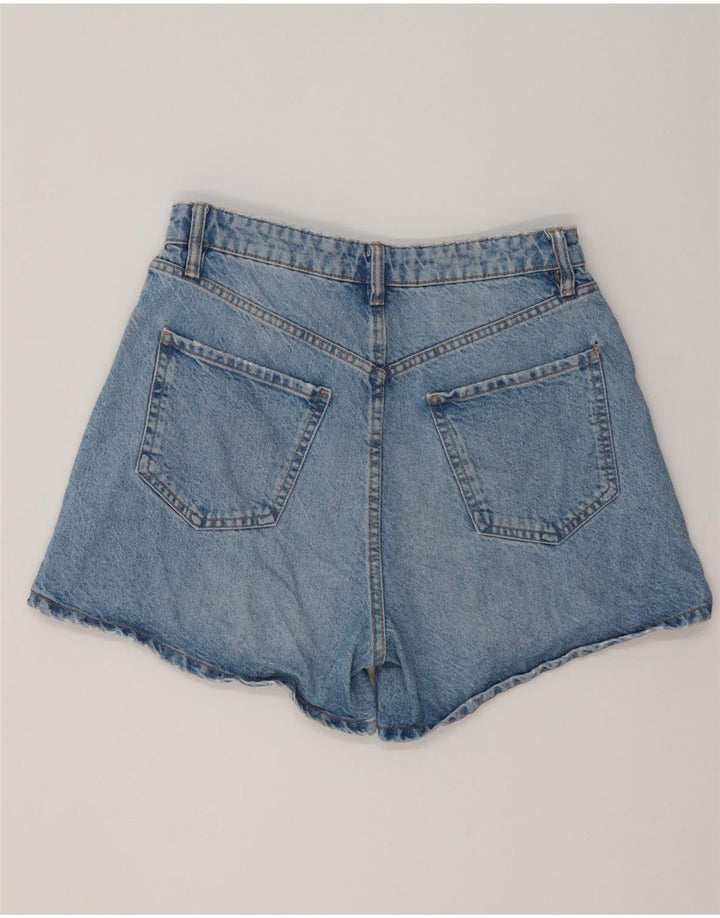 ZARA Γυναικείο τζιν σορτς EU 40 Medium W30 Μπλε βαμβακερό
