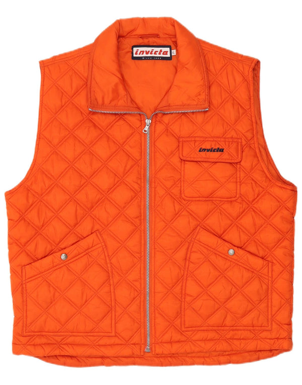 INVICTA Ανδρικό καπιτονέ Gilet UK 42 XL Πορτοκαλί Πολυαμίδιο