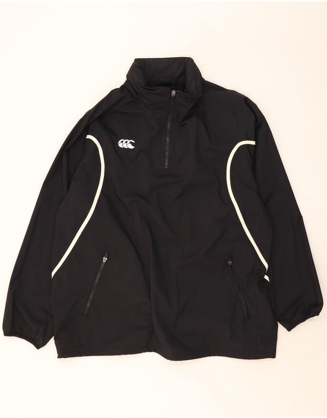 CANTERBURY Ανδρικό πουλόβερ Rain Jacket UK 42 XL Μαύρο νάιλον