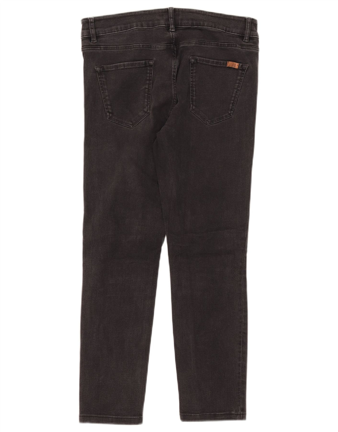 Massimo Dutti Γυναικείο Crop Slim Jeans W29 L24 Μαύρο