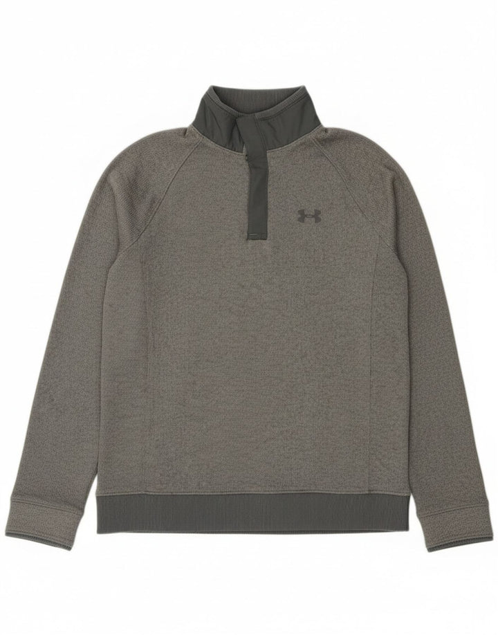 Under Armour Boys Φούτερ με λαιμόκοψη 11-12 ετών μεγάλο γκρι