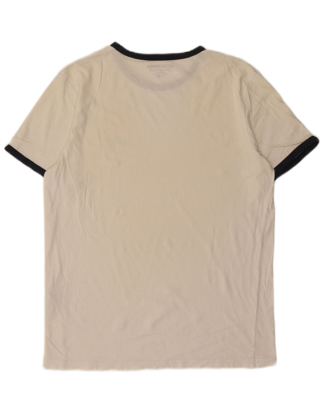Jack & Jones Ανδρικό T-Shirt Μπλουζάκι από μεσαίο λευκό βαμβάκι