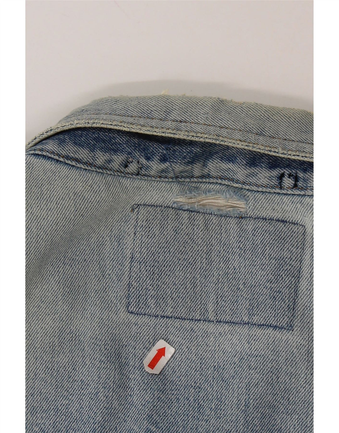 JEP'S Γυναικείο Τζιν Μπουφάν UK 10 Small Blue Cotton