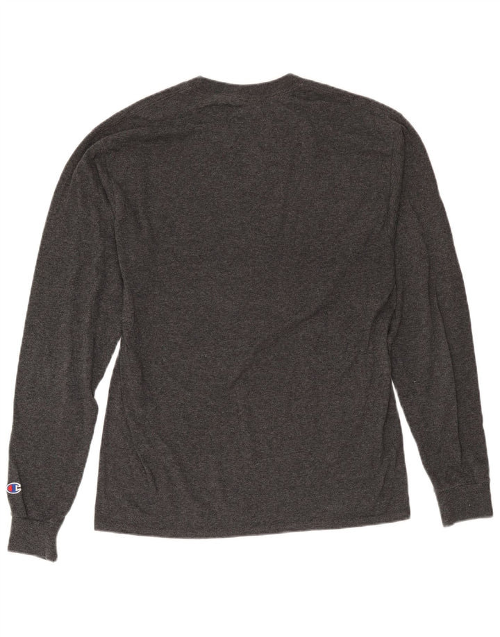 Champion Mens UCF Knights Graphic Top Μακρυμάνικο Μεσαίο Γκρι