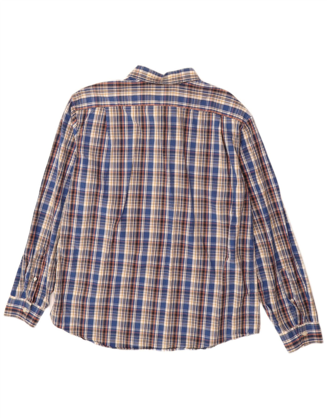 Eddie Bauer Ανδρικό πουκάμισο Classic Fit Large Blue Check Cotton