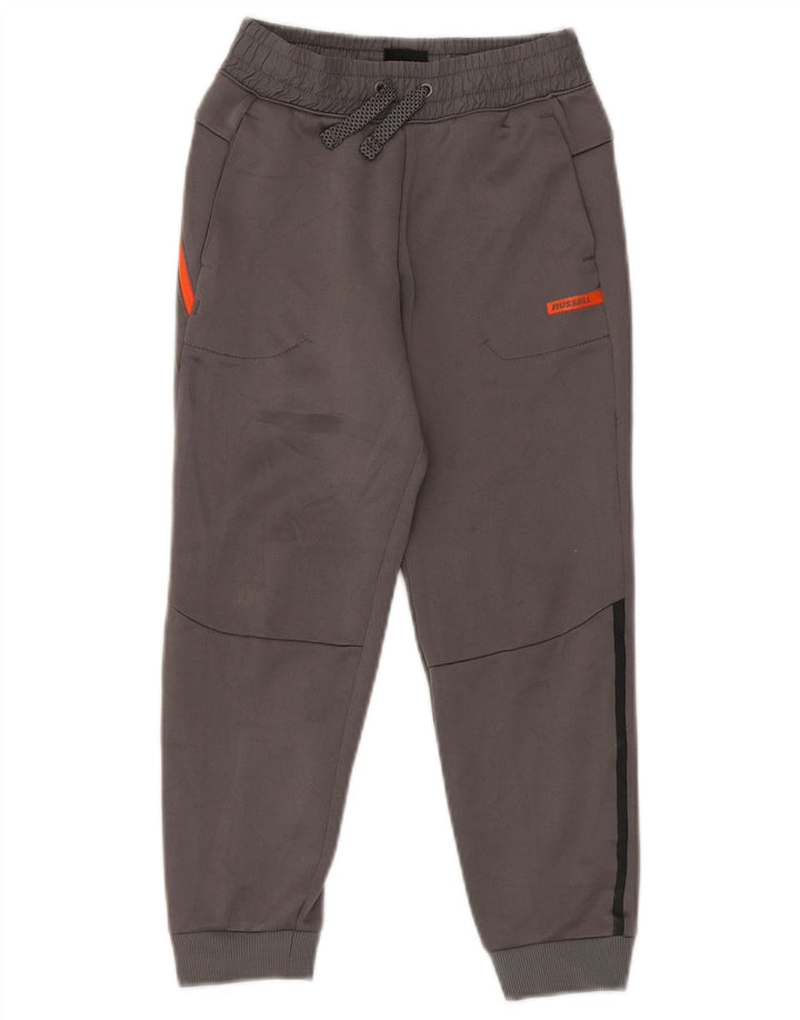 Russell Athletic Boys Tracksuit Trousers Joggers 7-8 Years Medium Grey