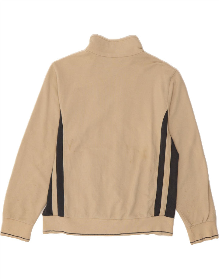 LOTTO Boys Tracksuit Top Jacket 13-14 Years Large  Beige Colourblock Vintage Lotto and Second-Hand Lotto from Messina Hembry 