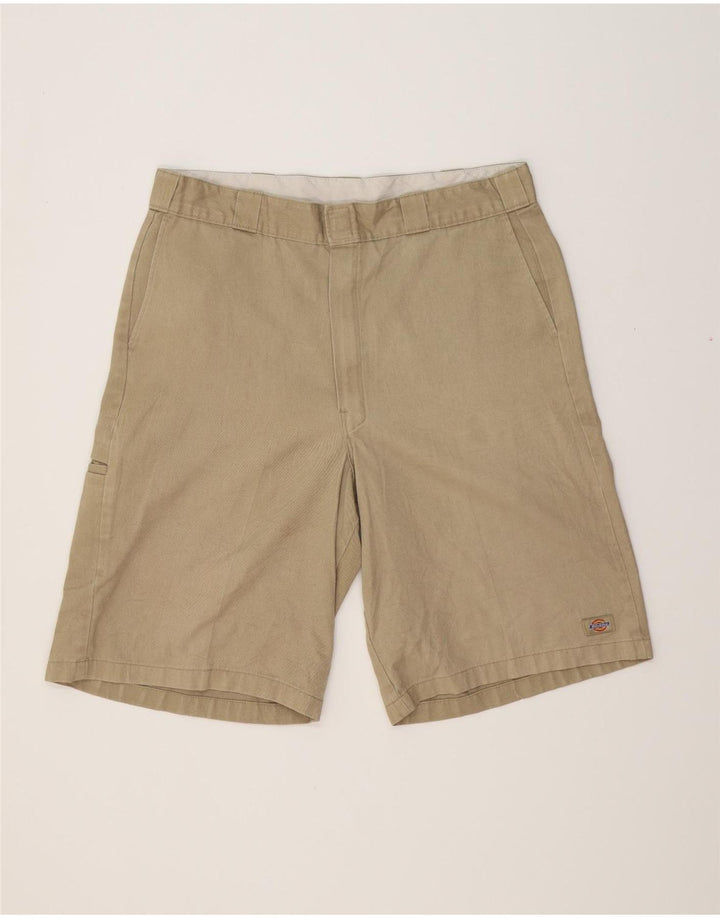 DICKIES Mens Bermuda Shorts W38 XL Beige Cotton