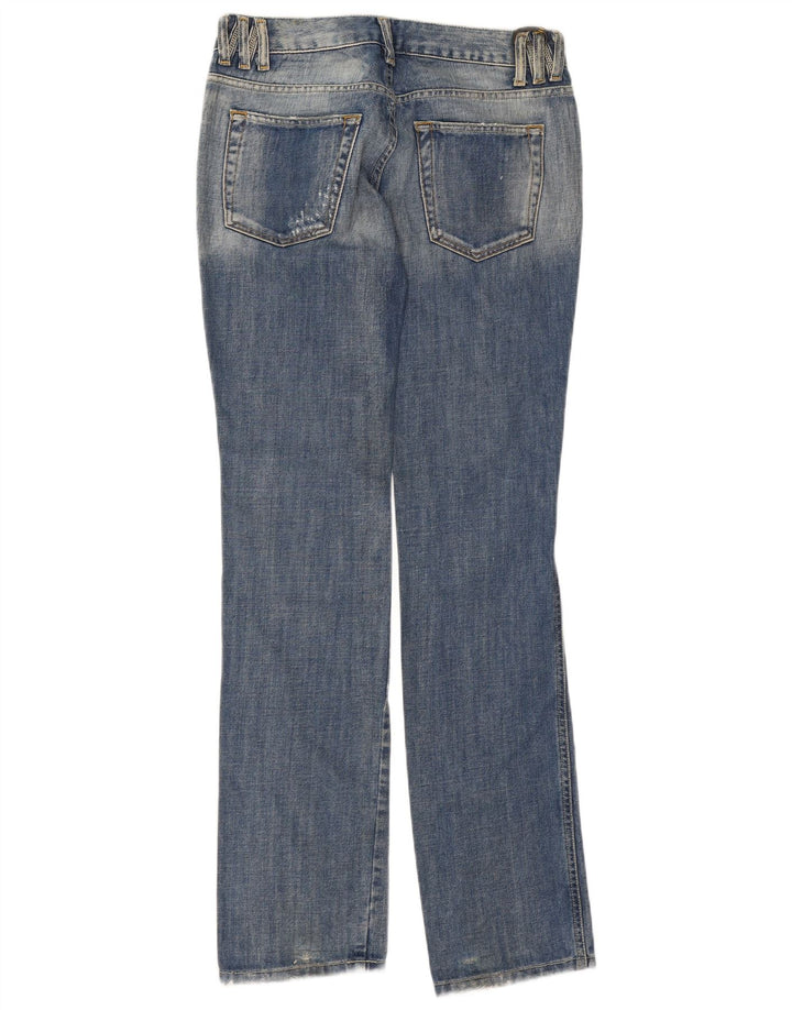 Diesel Womens Loopy Distressed Slim Jeans W29 L34 Blue