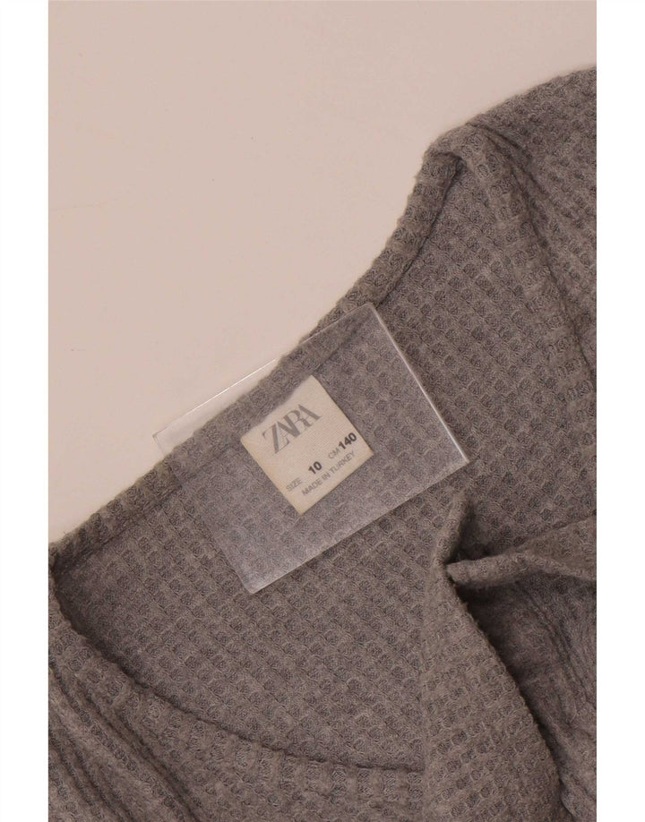 Zara Girls Crop Top 9-10 Χρόνια Γκρι