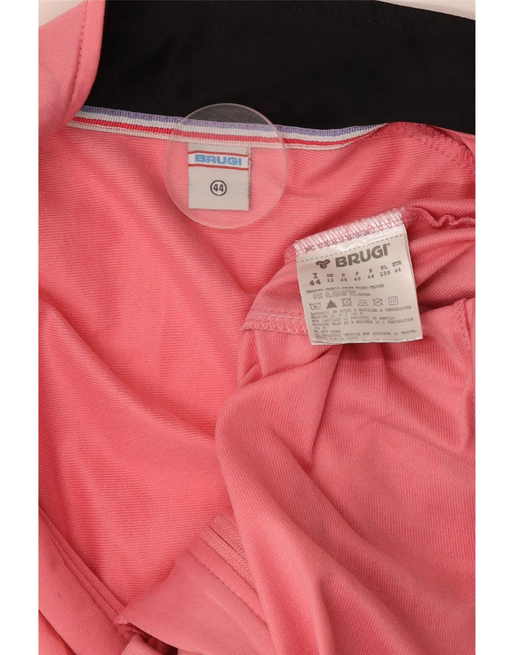 Brugi Γυναικεία αθλητική φόρμα Top Jacket UK 12 Medium Pink Polyester