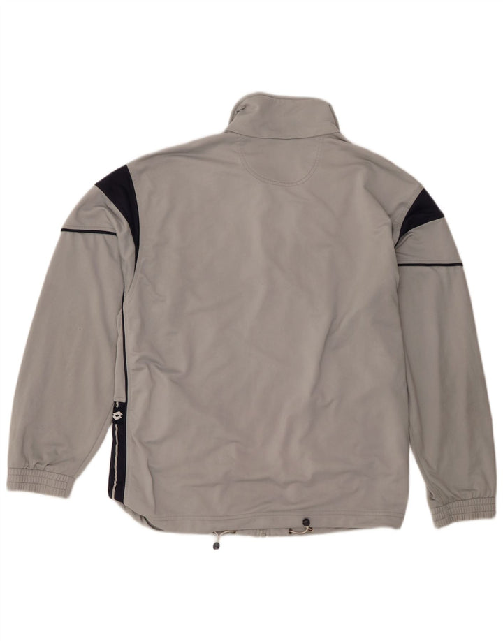 Ανδρική φόρμα Lotto Top Jacket XL Grey Colourblock