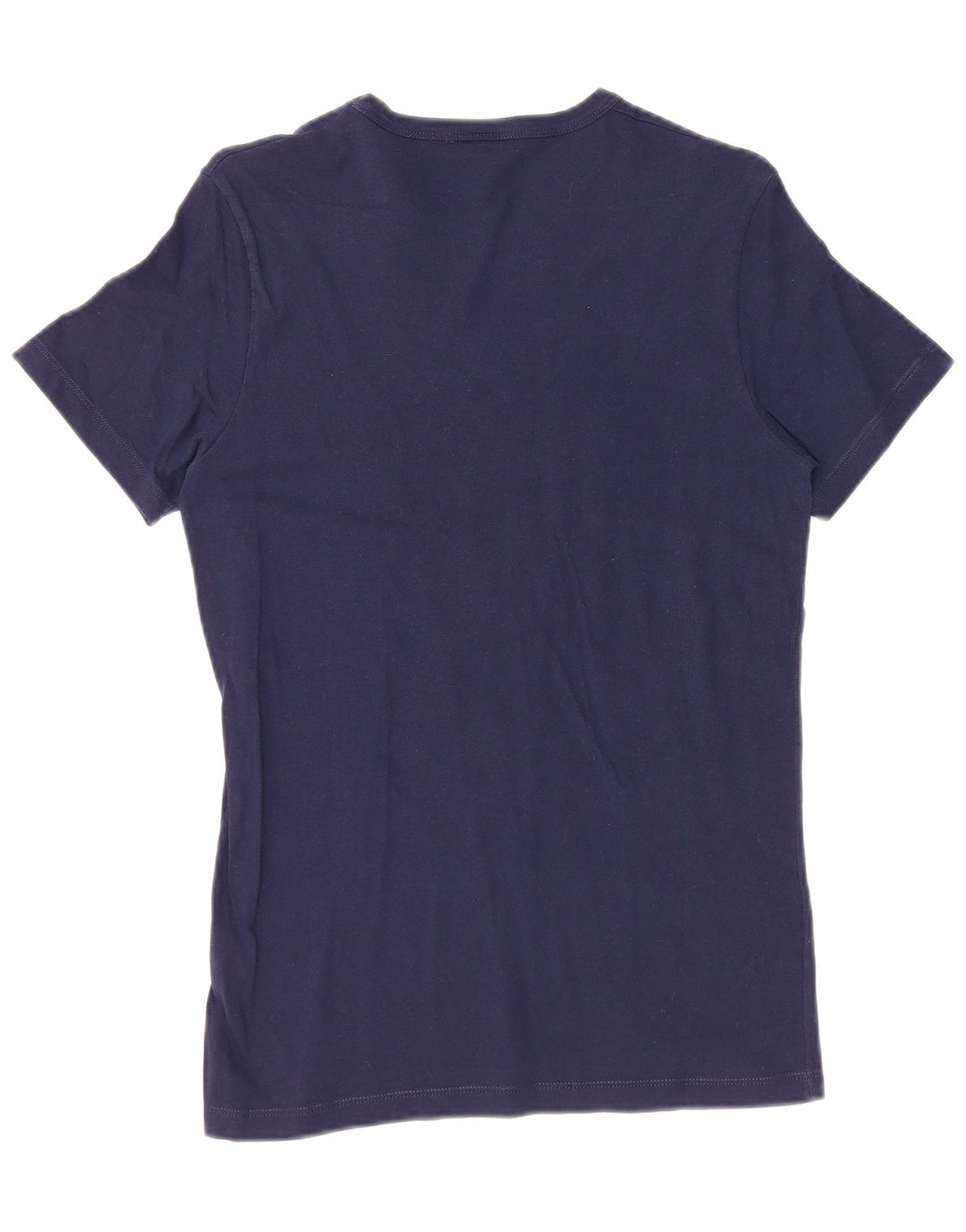 BENETTON Γυναικείο μπλουζάκι με γραφικά φιστίκια, τοπ 10 μικρού μεγέθους, μπλε από βαμβάκι