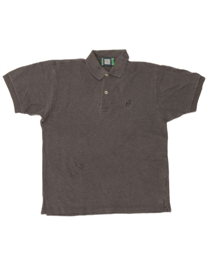 Sergio Tacchini Ανδρικό Πόλο Μπλουζάκι XS Γκρι βαμβακερό