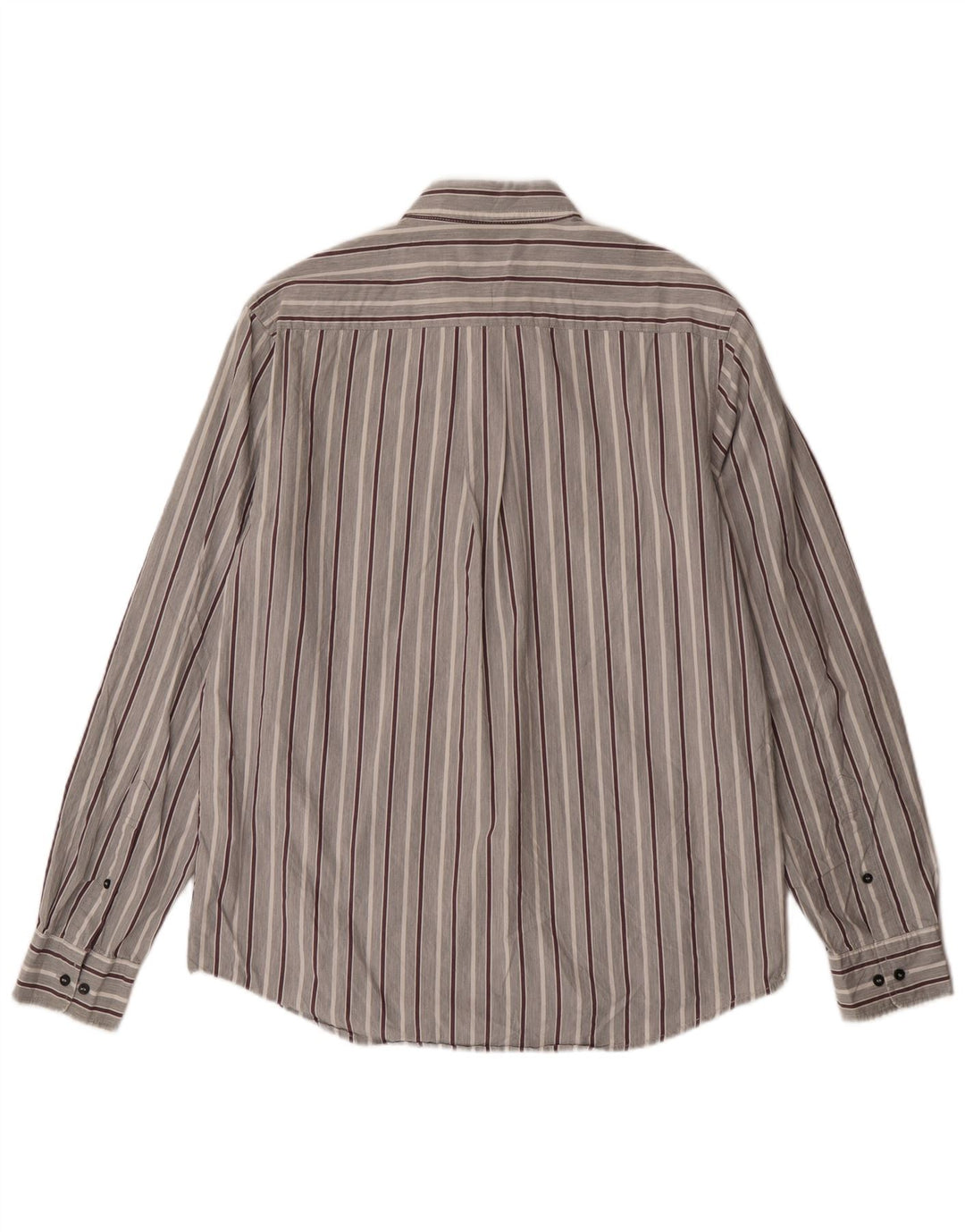 Murphy & Nye Ανδρικό πουκάμισο με κανονική εφαρμογή XL γκρι ριγέ