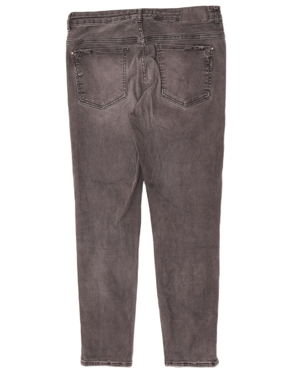 Zara Womens Skinny Jeans EU 44 XL W34 L27 Grey