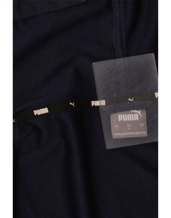 Ανδρικό πουλόβερ με κουκούλα με φερμουάρ PUMA Μεγάλο πολύχρωμο βαμβακερό χρώμα