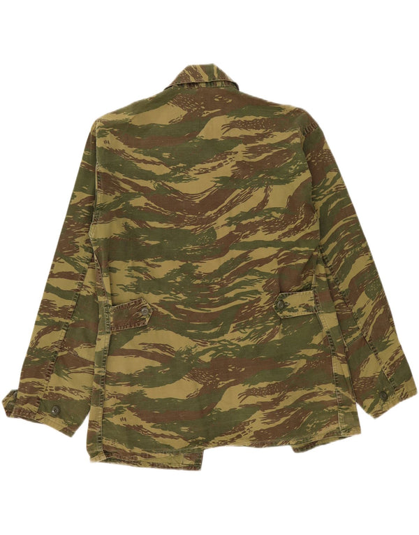 Vintage Mens Utility Jacket UK 38 Medium Khaki Camouflage